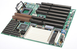 Intel 486 Motherboard from the 1990s.