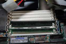 RAM Inside an Intel 486 Computer